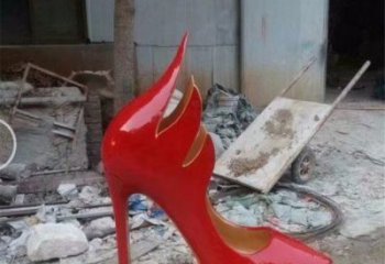 仿真高跟鞋雕塑 店門口園林雕塑 景觀小品