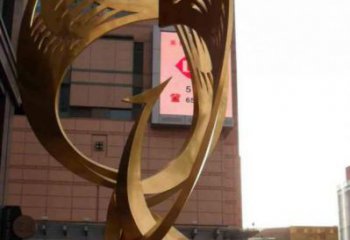 大型鳳凰雕塑生產商 商業街廣場雕塑 古銅色擺件