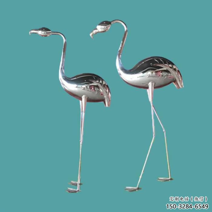 定制仿真仙鶴雕塑 店門口園林雕塑 動物小品