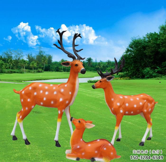 供求小鹿雕塑擺件 門口創(chuàng)意雕塑 售樓處小品