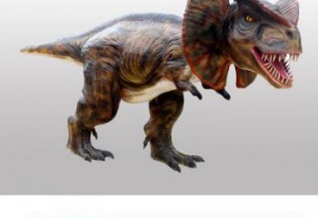 玻璃鋼恐龍雕塑廠家 田間彩繪雕塑 仿真擺件