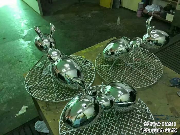 不銹鋼仿真螞蟻雕塑 酒店公園雕塑 風(fēng)景區(qū)擺件