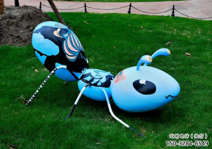 園林玻璃鋼螞蟻雕塑 城市廣場雕塑 步行街擺件