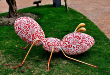 商場玻璃鋼螞蟻雕塑 仿真動物雕塑 店門口小品