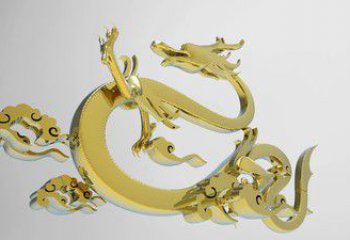 龍形銅雕塑，鑄銅工藝，大型動物雕塑制造商 (5)