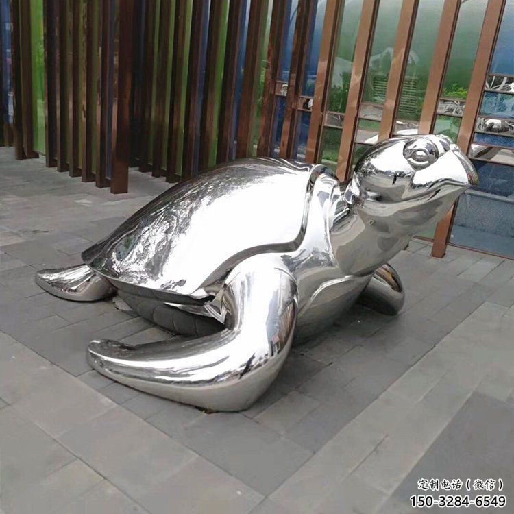 不銹鋼海龜?shù)袼?風(fēng)景區(qū)仿真雕塑 廣場小品
