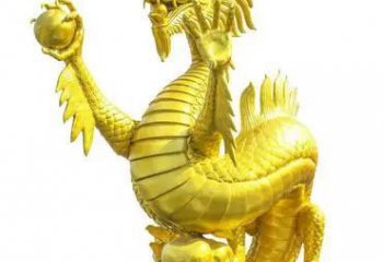 預定龍頭雕塑，鑄銅動物雕塑，房地產售樓處擺件