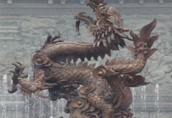 制作龍頭雕塑廠家，鑄銅動物雕塑，房地產售樓處擺件