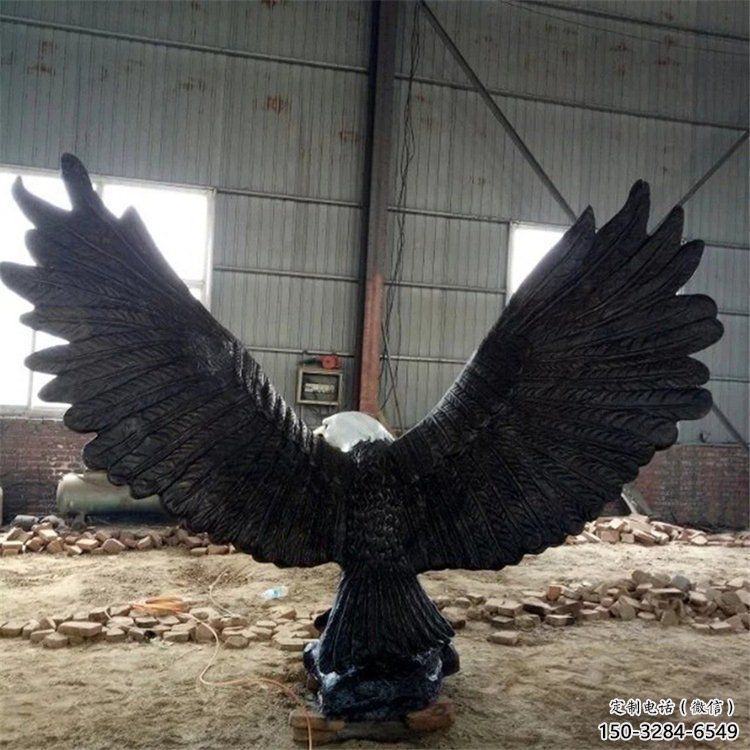 售樓處玻璃鋼老鷹雕塑 商業(yè)街仿真雕塑 動物擺件