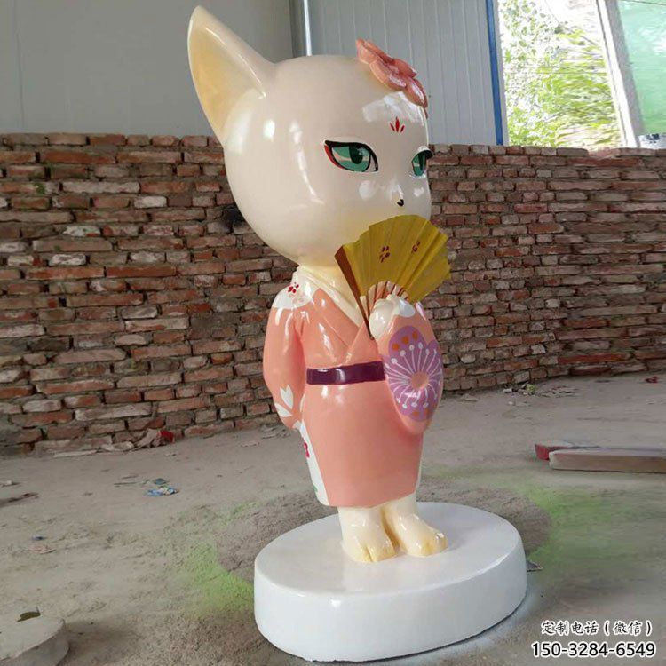 大型狐貍雕塑 商業街廣場雕塑 古銅色擺件