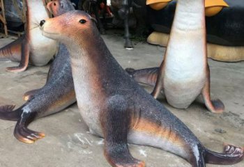 大型海豹雕塑 門口創意雕塑 售樓處小品
