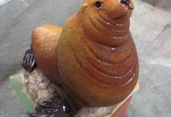 水景海豹雕塑 風景區幾何雕塑 廣場小品