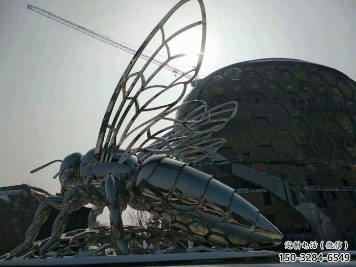 古銅色蜜蜂雕塑廠家 大型城市雕塑 商業街擺件