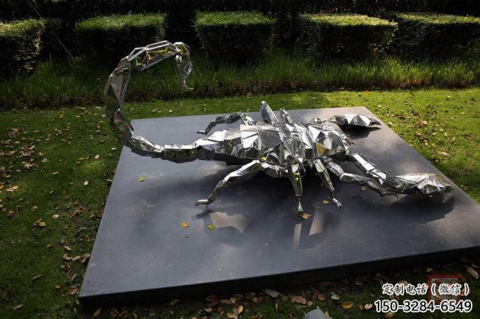 仿真蝎子雕塑 店門口園林雕塑 動物小品