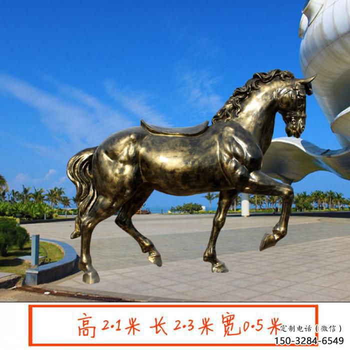 農(nóng)村小馬雕塑，動物題材，仿真工藝