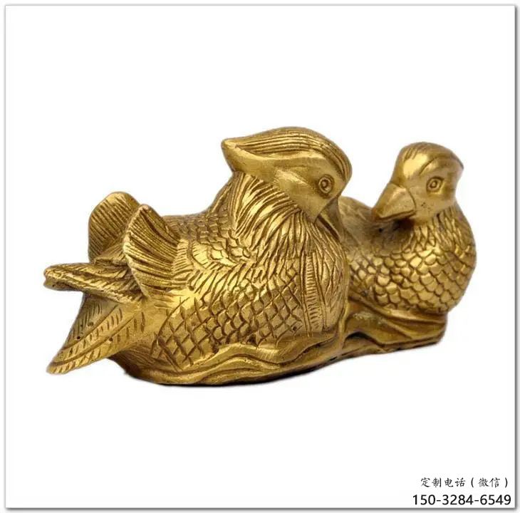 大型鴛鴦雕塑 門口創意雕塑 售樓處小品