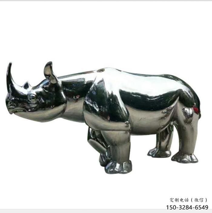 房地產(chǎn)犀牛雕塑，仿古動(dòng)漫雕塑，噴砂制造