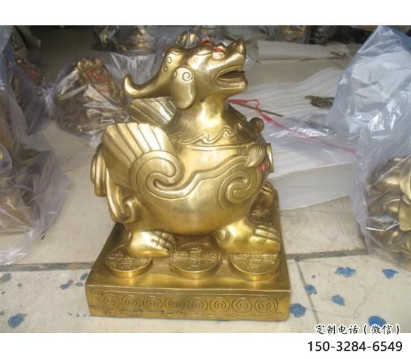 操場貔貅雕塑，鏤空海洋雕塑，噴砂制造