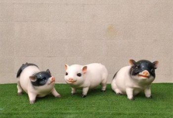 飯店野豬雕塑，鍍金歐式雕塑，鍍金工藝