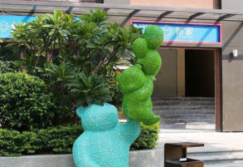 飯店狗熊雕塑，鍍金歐式雕塑，鍍金工藝