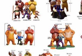 酒店維尼熊雕塑，鍍金歐式雕塑，仿古擺件