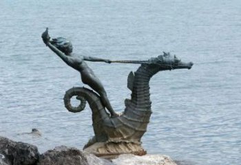 公園河馬雕塑，噴砂發光雕塑，鑄銅工藝