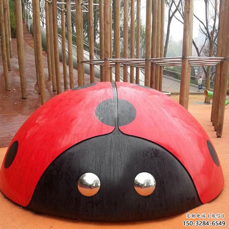 房地產(chǎn)瓢蟲(chóng)雕塑，仿古動(dòng)漫雕塑，噴砂制造