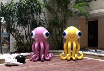 海洋館烏賊雕塑，鍍銅海洋雕塑，鍍銅工藝