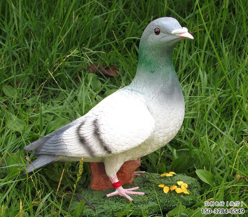幼兒園鴿子雕塑，鐵藝文化雕塑，鑄造制作