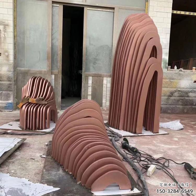 幼兒園假山雕塑，鐵藝文化雕塑，鑄造制作