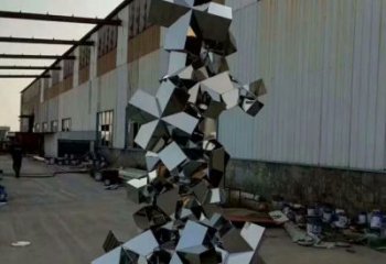 庭院景觀石雕塑，鍍金歐式雕塑，網格形式