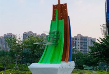 醫(yī)院帆船雕塑，仿古景觀雕塑，仿古擺件