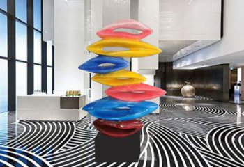 室內(nèi)水滴雕塑，拉絲景觀雕塑，抽象效果