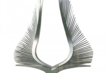 翅膀雕塑，鏤空景觀雕塑，西方擺件