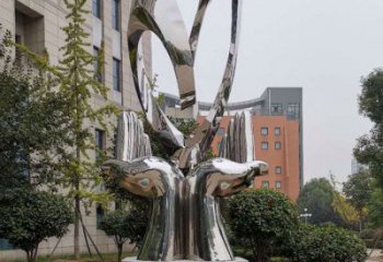 庭院座椅雕塑，公園歐式雕塑，抽象形式