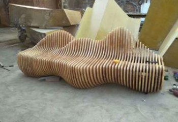 坐凳雕塑，抽象景觀雕塑，廣場擺件