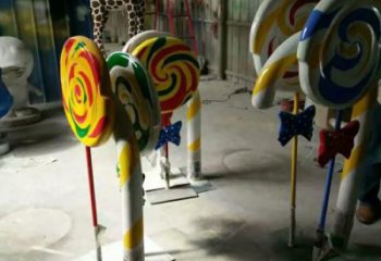 房地產糖果雕塑 現代景觀擺件 幾何雕塑