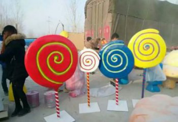 酒店糖果雕塑 景觀美陳小品 現代雕塑