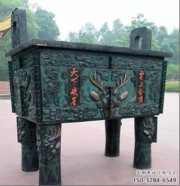 酒店福鼎雕塑 景觀美陳小品 現(xiàn)代雕塑