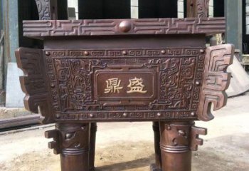 公園福鼎雕塑 戶外景觀擺件 抽象雕塑