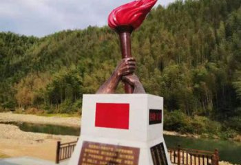 戶外火焰雕塑 噴漆景觀小品 燈光雕塑