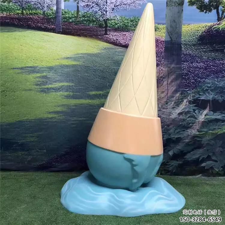 大型冰激凌雕塑 公園冰激凌雕塑 標(biāo)識(shí)主題擺