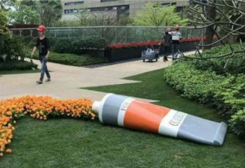 創(chuàng)意牙膏雕塑 公園雕塑 彩繪雕塑擺件