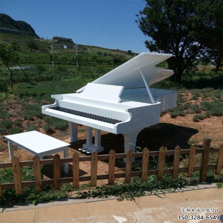 鋼管鋼琴雕塑 異形噴水小品 農(nóng)村雕塑