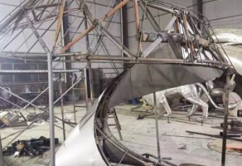 公園飄帶雕塑 戶外景觀擺件 抽象雕塑