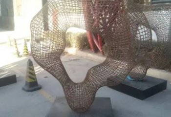 企業飄帶雕塑 鑄造公園小品 歐式雕塑