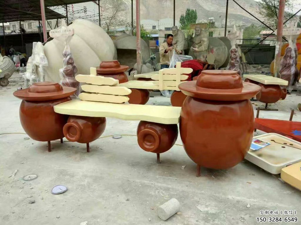 園林凳子雕塑 大型景觀小品 中式雕塑