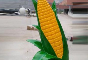 村口玉米雕塑 彩繪景觀擺件 公園雕塑
