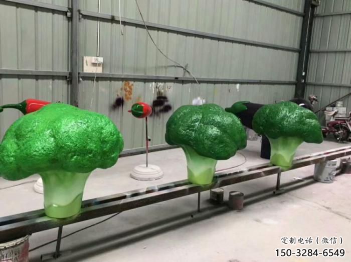 抽象大白菜雕塑 店門口彩繪雕塑 步行街?jǐn)[件
