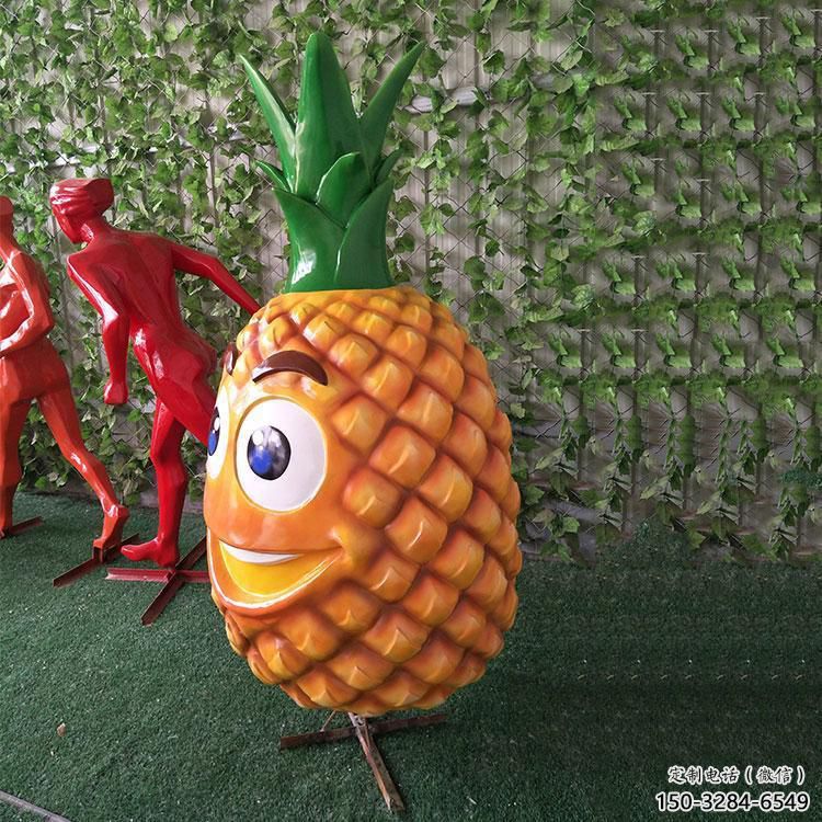 菠蘿雕塑 大型城市雕塑 商業街擺件